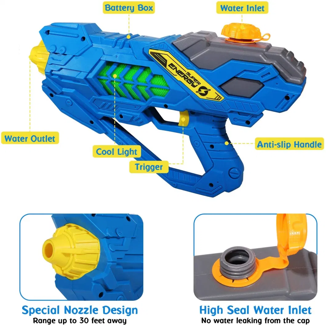 Electric Water Gun for Kids Long Range Squirt Guns for Adults, Water Shooter for Teens Beach Swimming Pool Water Toys