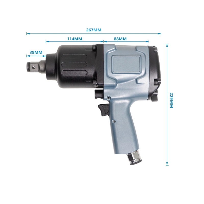 Large Torque 3/4 Inch Air Impact Wrench Truck Tires Change Tooladjustable Torque Drive Gun Pistol Tool